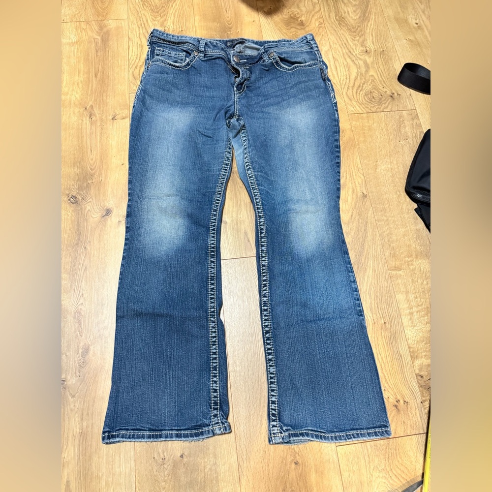 Silver Suki Jeans